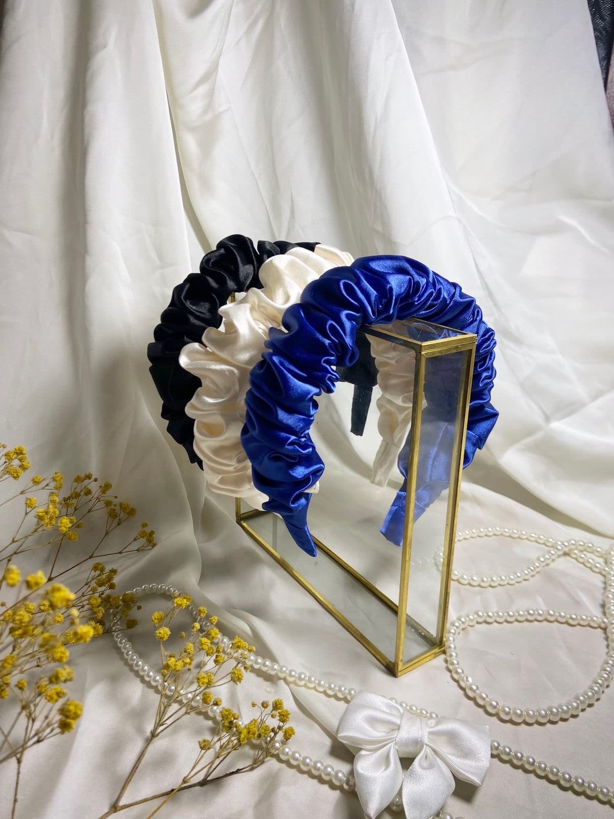 Silk Ruched Headbands